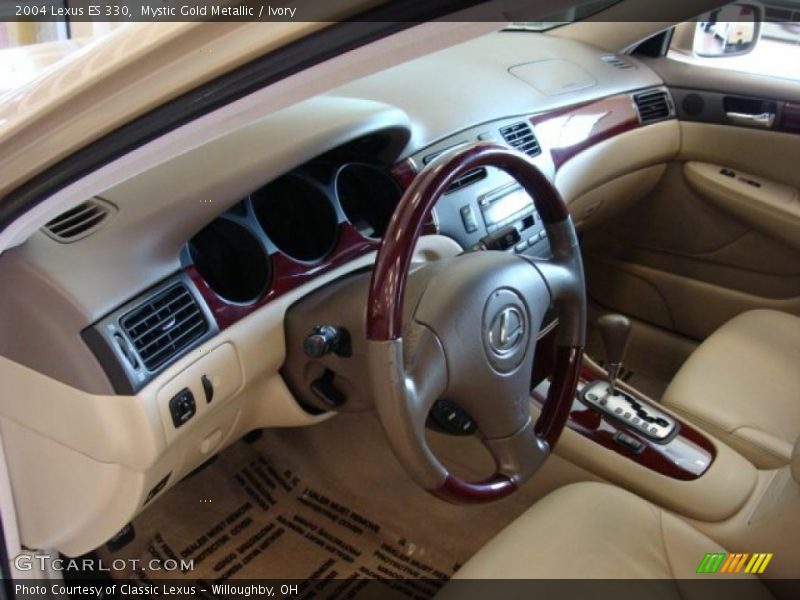 Mystic Gold Metallic / Ivory 2004 Lexus ES 330