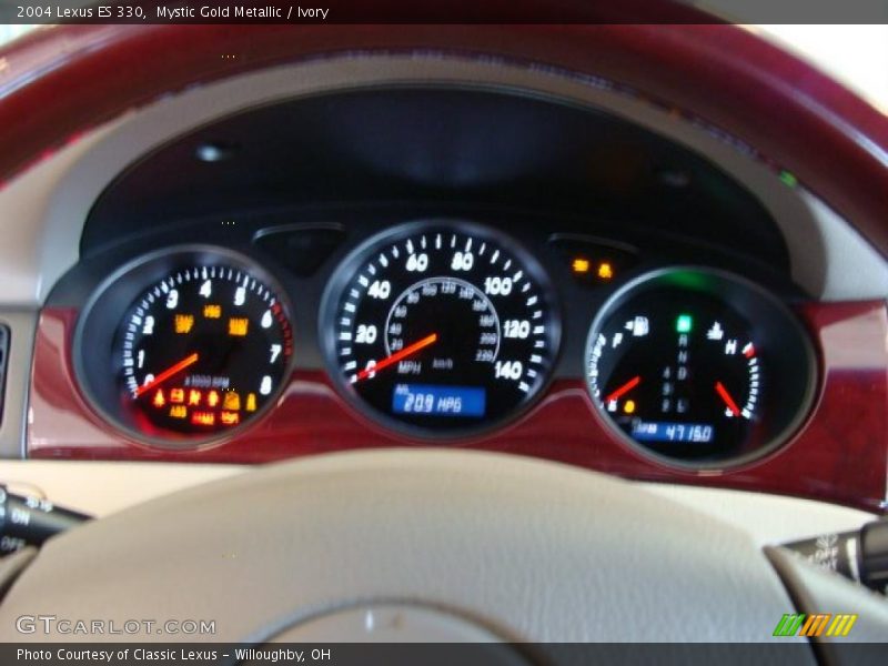 Mystic Gold Metallic / Ivory 2004 Lexus ES 330