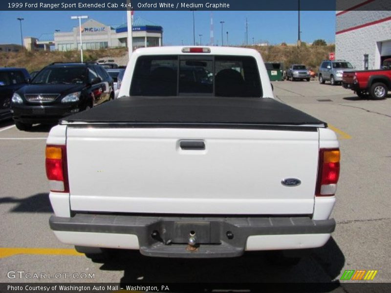 Oxford White / Medium Graphite 1999 Ford Ranger Sport Extended Cab 4x4
