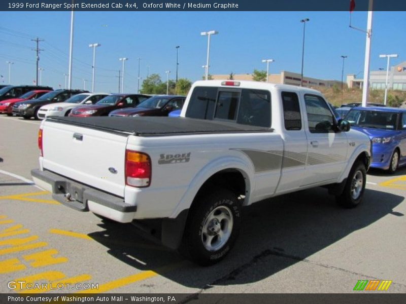 Oxford White / Medium Graphite 1999 Ford Ranger Sport Extended Cab 4x4