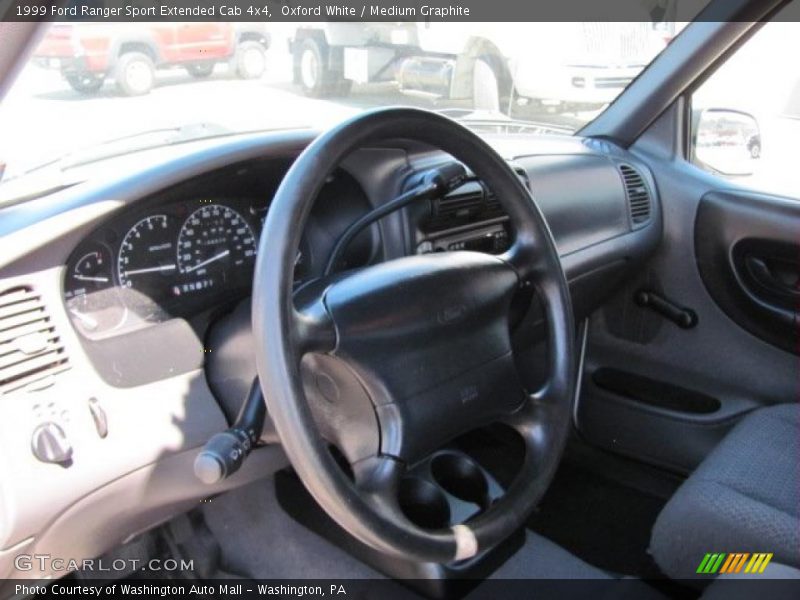 Oxford White / Medium Graphite 1999 Ford Ranger Sport Extended Cab 4x4