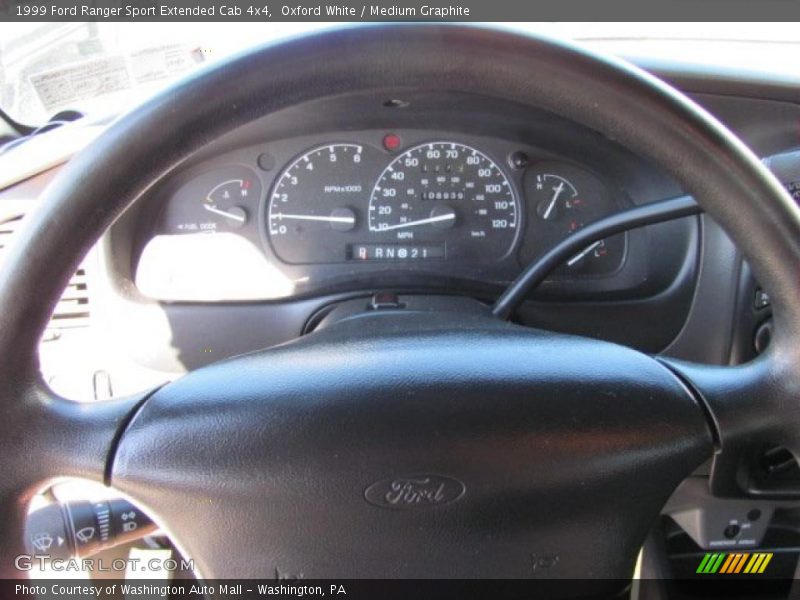 Oxford White / Medium Graphite 1999 Ford Ranger Sport Extended Cab 4x4
