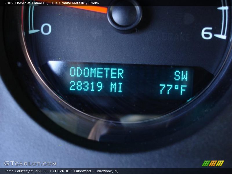 Blue Granite Metallic / Ebony 2009 Chevrolet Tahoe LT