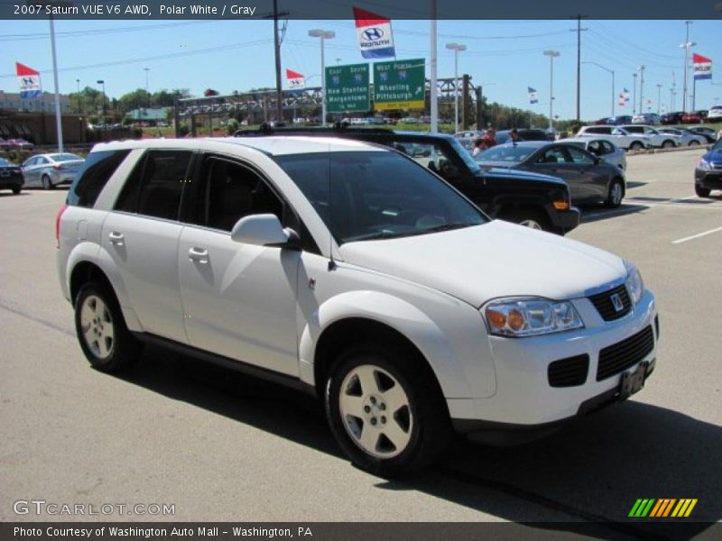 Polar White / Gray 2007 Saturn VUE V6 AWD