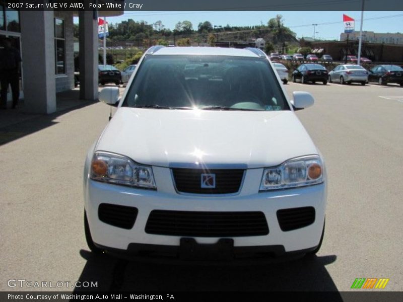 Polar White / Gray 2007 Saturn VUE V6 AWD
