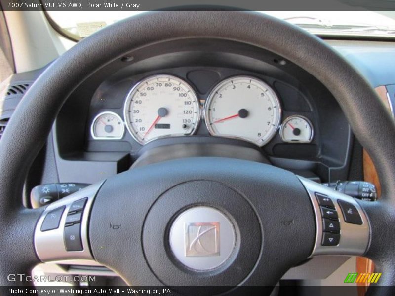 Polar White / Gray 2007 Saturn VUE V6 AWD