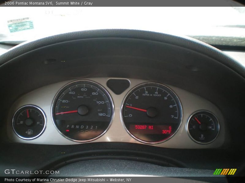Summit White / Gray 2006 Pontiac Montana SV6