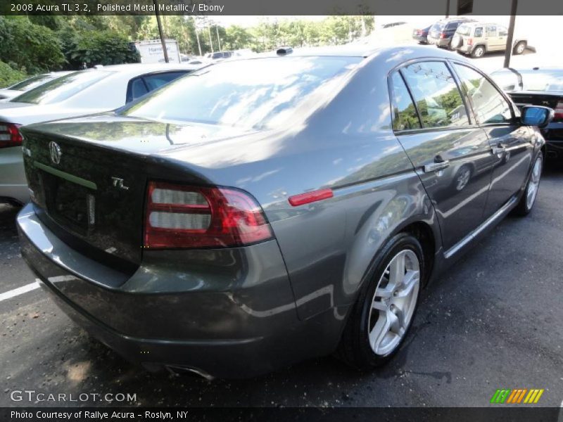 Polished Metal Metallic / Ebony 2008 Acura TL 3.2