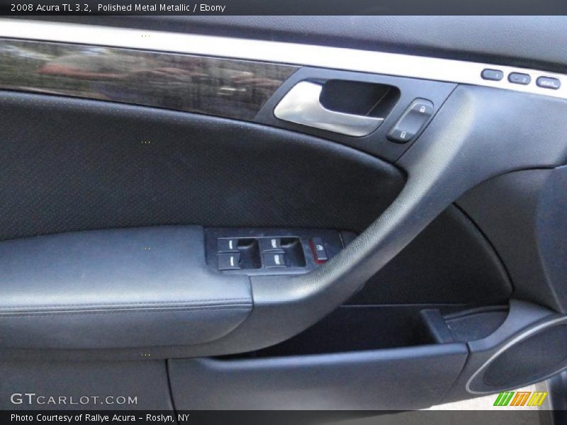 Polished Metal Metallic / Ebony 2008 Acura TL 3.2