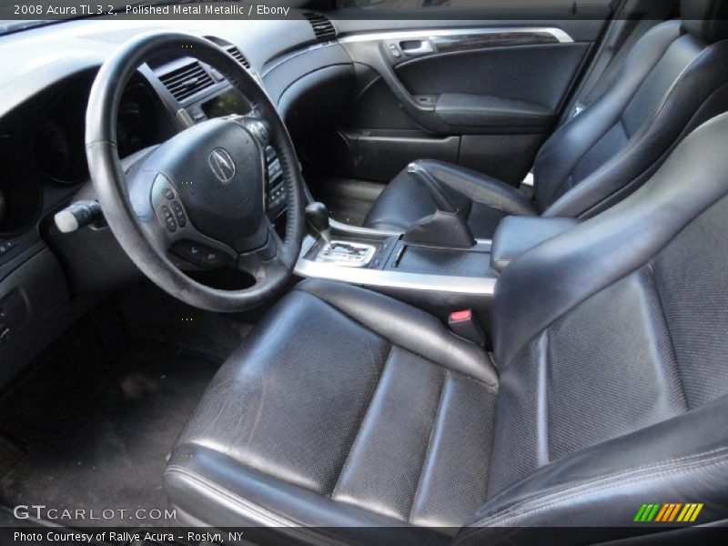 Polished Metal Metallic / Ebony 2008 Acura TL 3.2