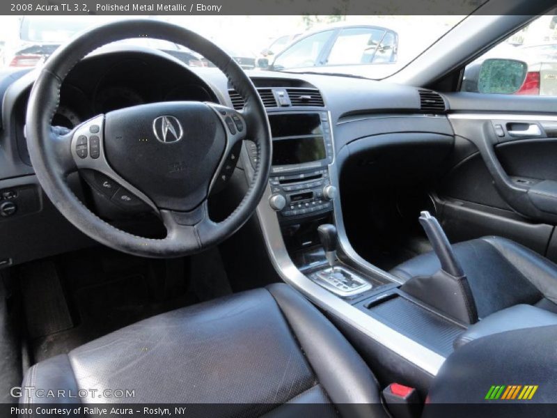 Polished Metal Metallic / Ebony 2008 Acura TL 3.2