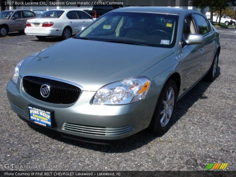 Sagemist Green Metallic / Cocoa/Cashmere 2007 Buick Lucerne CXL