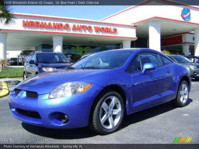 UV Blue Pearl / Dark Charcoal 2006 Mitsubishi Eclipse GS Coupe