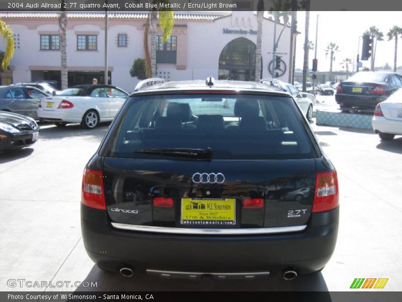 Cobalt Blue Metallic / Ecru/Light Brown 2004 Audi Allroad 2.7T quattro Avant