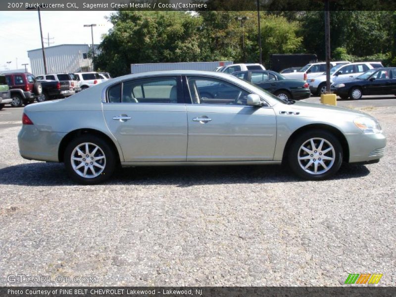 Sagemist Green Metallic / Cocoa/Cashmere 2007 Buick Lucerne CXL