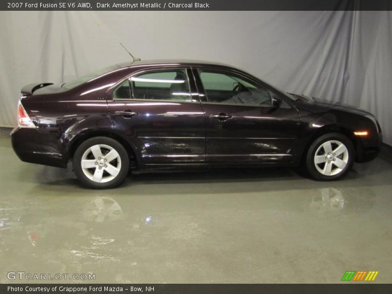 Dark Amethyst Metallic / Charcoal Black 2007 Ford Fusion SE V6 AWD
