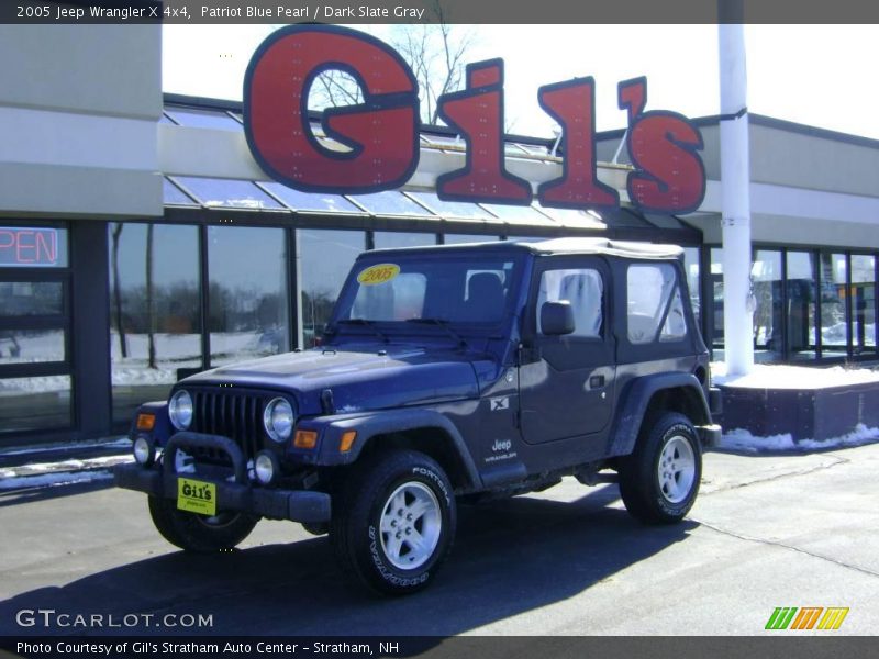 Patriot Blue Pearl / Dark Slate Gray 2005 Jeep Wrangler X 4x4