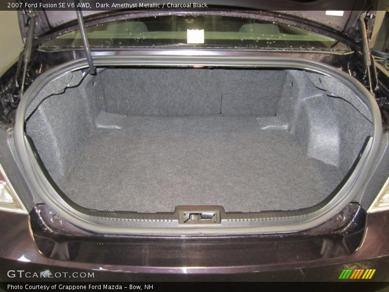 Dark Amethyst Metallic / Charcoal Black 2007 Ford Fusion SE V6 AWD