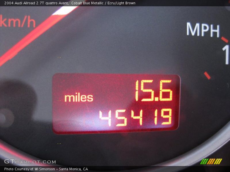 Cobalt Blue Metallic / Ecru/Light Brown 2004 Audi Allroad 2.7T quattro Avant