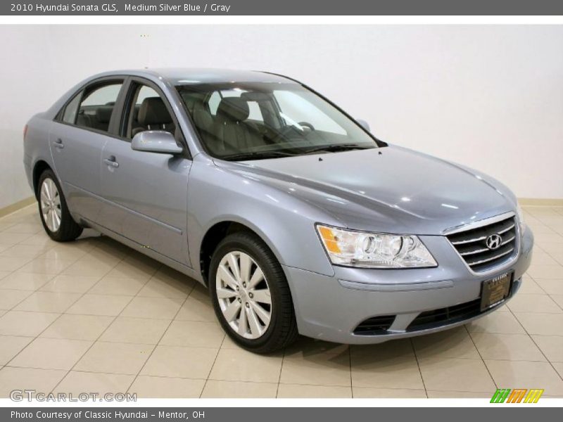 Medium Silver Blue / Gray 2010 Hyundai Sonata GLS