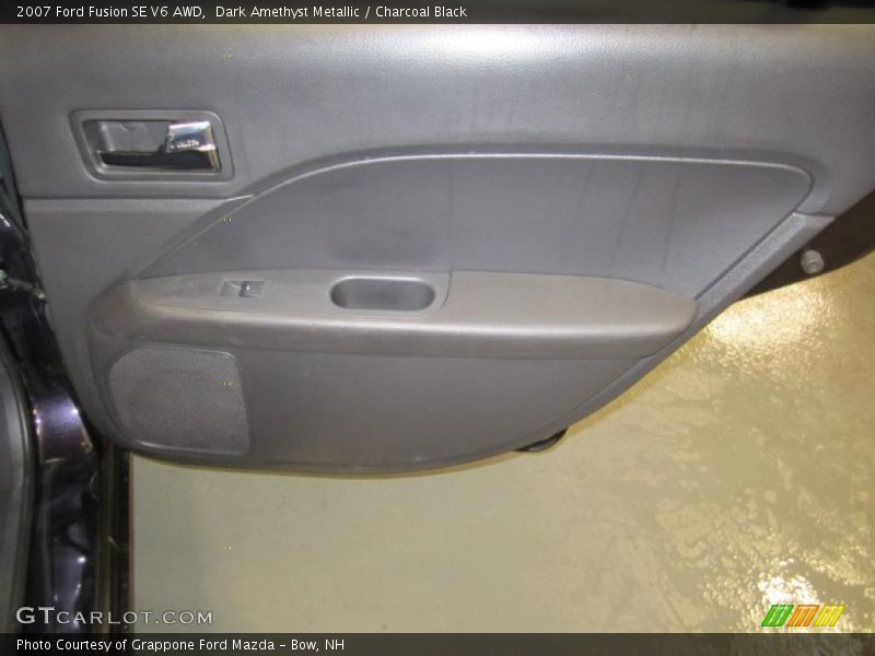 Dark Amethyst Metallic / Charcoal Black 2007 Ford Fusion SE V6 AWD