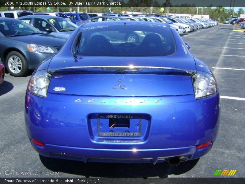 UV Blue Pearl / Dark Charcoal 2006 Mitsubishi Eclipse GS Coupe