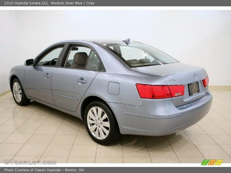 Medium Silver Blue / Gray 2010 Hyundai Sonata GLS