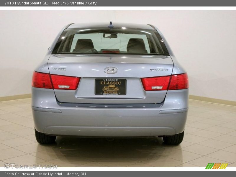 Medium Silver Blue / Gray 2010 Hyundai Sonata GLS