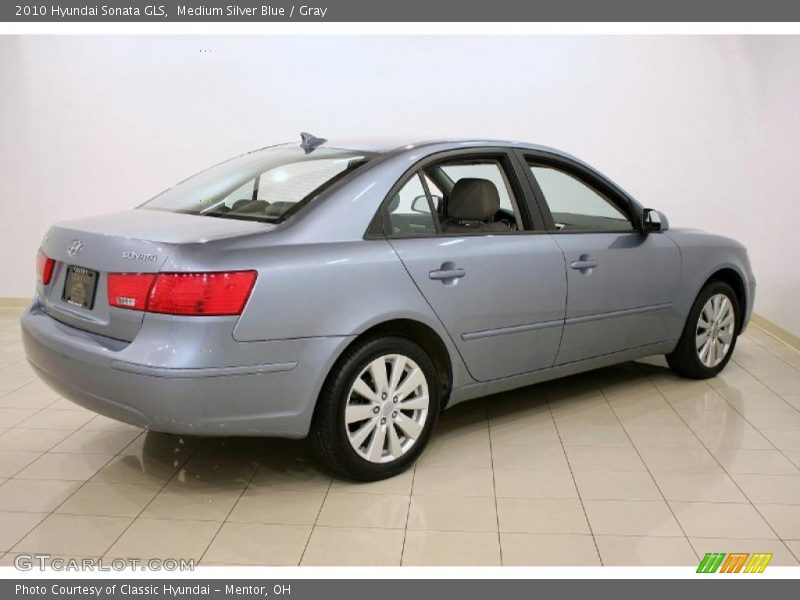 Medium Silver Blue / Gray 2010 Hyundai Sonata GLS
