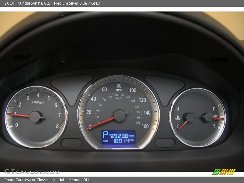 Medium Silver Blue / Gray 2010 Hyundai Sonata GLS