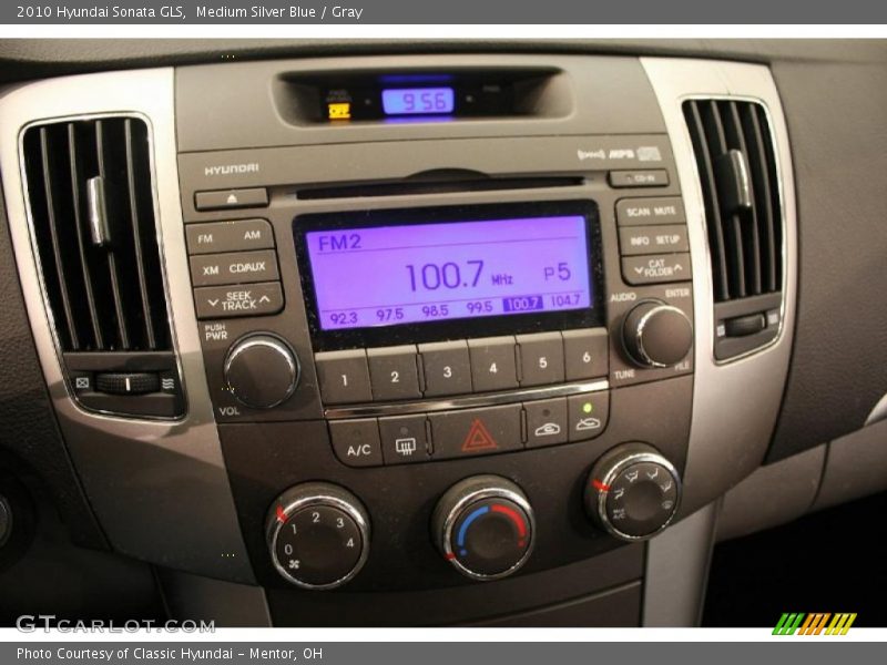 Medium Silver Blue / Gray 2010 Hyundai Sonata GLS