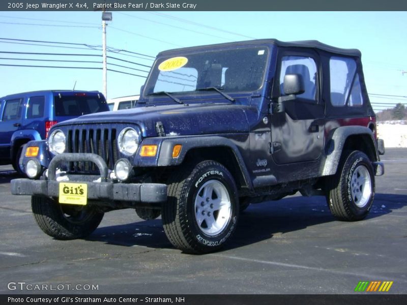 Patriot Blue Pearl / Dark Slate Gray 2005 Jeep Wrangler X 4x4