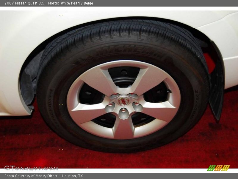 Nordic White Pearl / Beige 2007 Nissan Quest 3.5