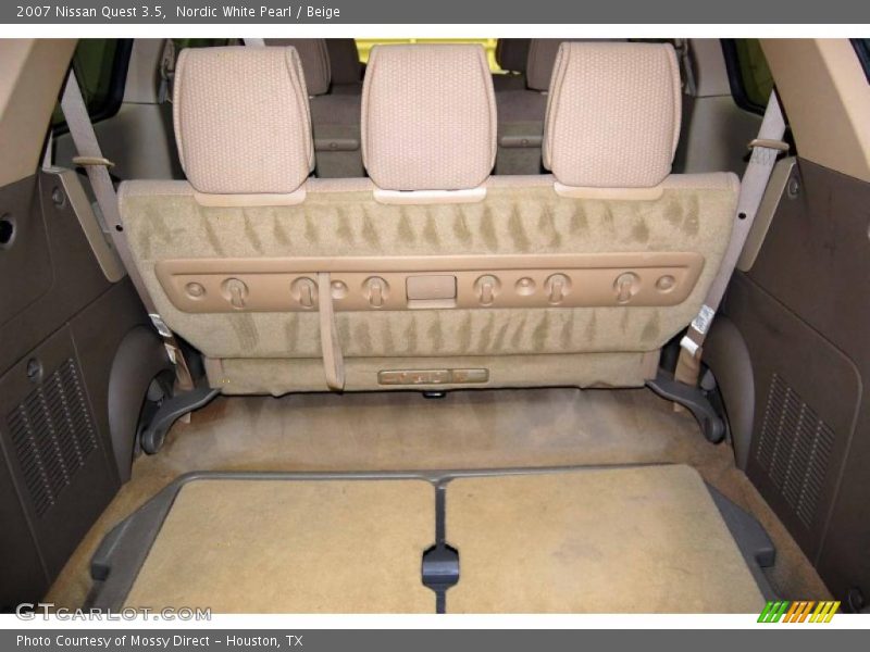 Nordic White Pearl / Beige 2007 Nissan Quest 3.5