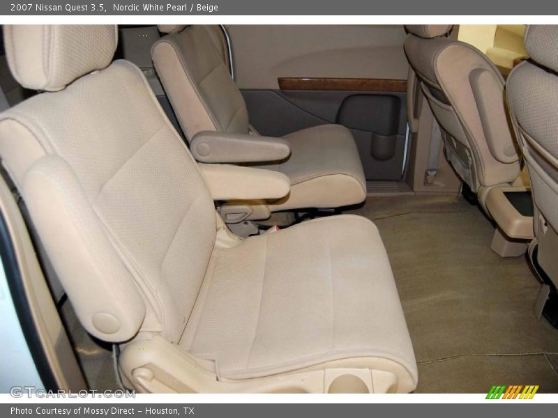 Nordic White Pearl / Beige 2007 Nissan Quest 3.5