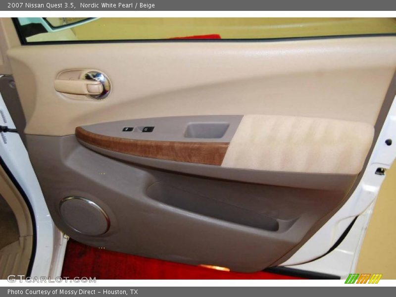 Nordic White Pearl / Beige 2007 Nissan Quest 3.5