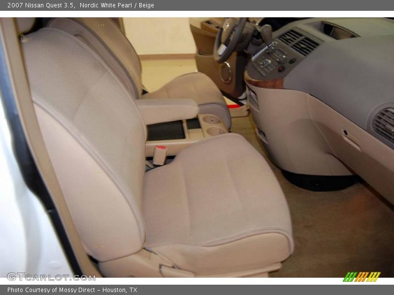 Nordic White Pearl / Beige 2007 Nissan Quest 3.5