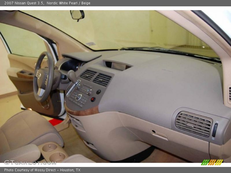 Nordic White Pearl / Beige 2007 Nissan Quest 3.5