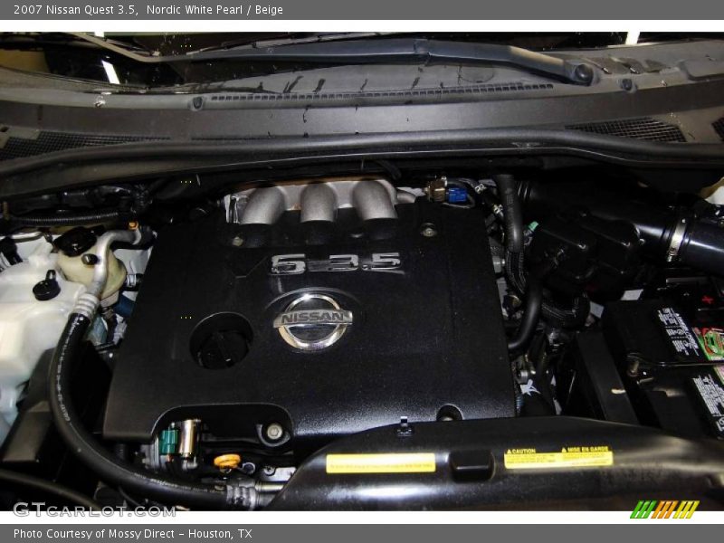 Nordic White Pearl / Beige 2007 Nissan Quest 3.5