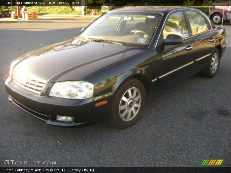 Olive Green / Beige 2002 Kia Optima SE V6