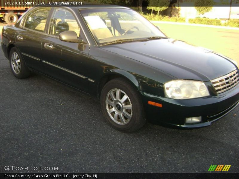Olive Green / Beige 2002 Kia Optima SE V6