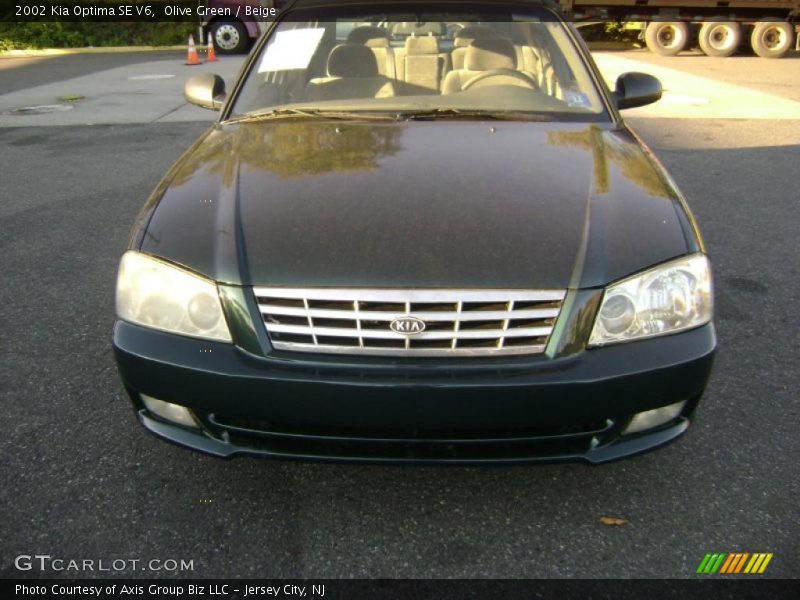Olive Green / Beige 2002 Kia Optima SE V6