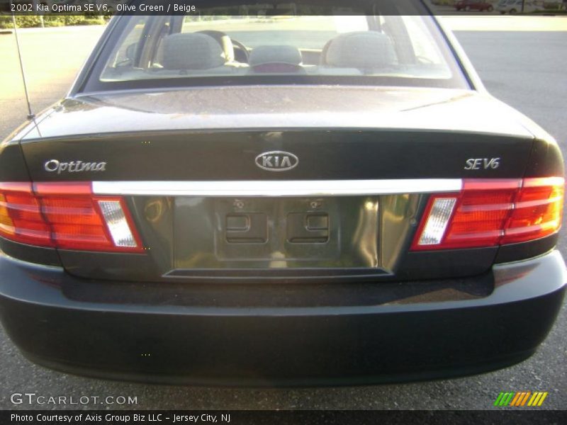 Olive Green / Beige 2002 Kia Optima SE V6