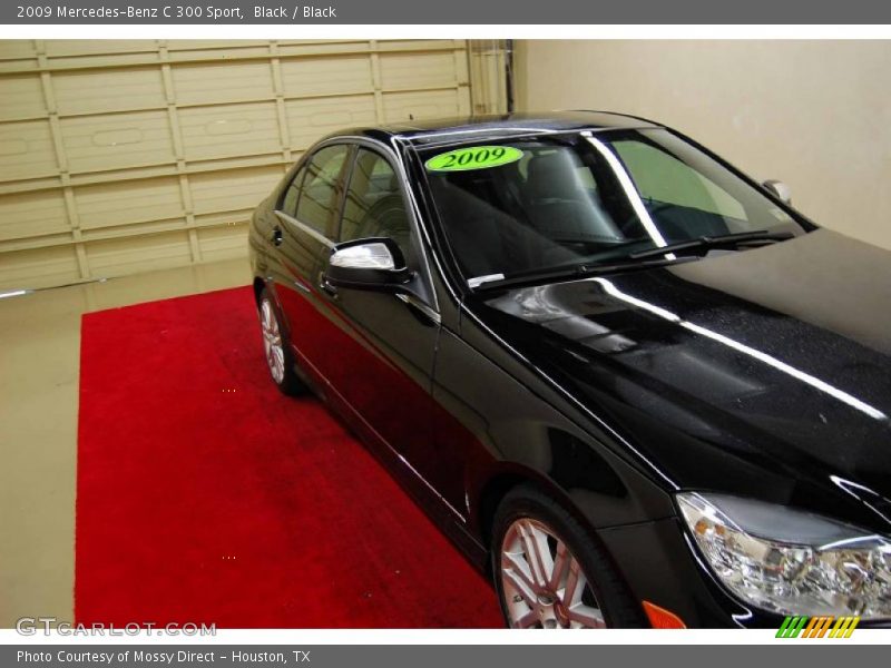 Black / Black 2009 Mercedes-Benz C 300 Sport