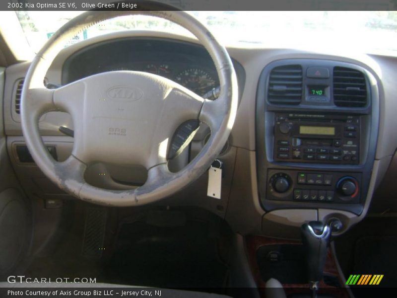 Olive Green / Beige 2002 Kia Optima SE V6