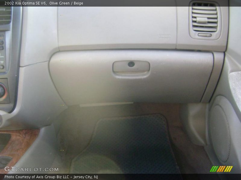 Olive Green / Beige 2002 Kia Optima SE V6