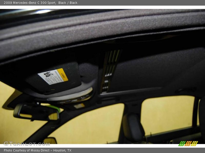 Black / Black 2009 Mercedes-Benz C 300 Sport