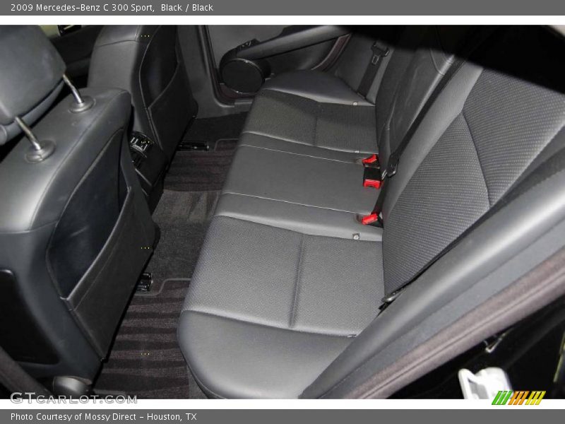 Black / Black 2009 Mercedes-Benz C 300 Sport