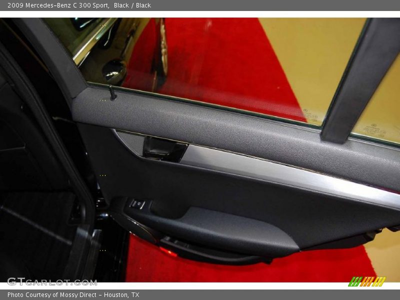 Black / Black 2009 Mercedes-Benz C 300 Sport
