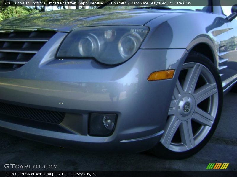 Sapphire Silver Blue Metallic / Dark Slate Grey/Medium Slate Grey 2005 Chrysler Crossfire Limited Roadster